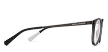 Load image into Gallery viewer, Black Round Full Rim Unisex Eyeglasses by John Jacobs-229390