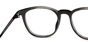 Black Round Full Rim Unisex Eyeglasses by John Jacobs-229390