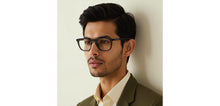 Load image into Gallery viewer, Black Round Full Rim Unisex Eyeglasses by John Jacobs-229390