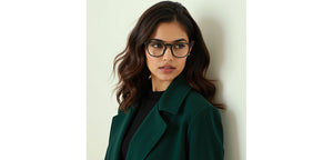 Black Round Full Rim Unisex Eyeglasses by John Jacobs-229390