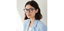 Load image into Gallery viewer, Black Round Full Rim Unisex Eyeglasses by John Jacobs-229390