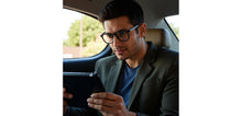 Load image into Gallery viewer, Black Round Full Rim Unisex Eyeglasses by John Jacobs-229390