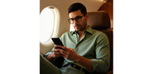 Load image into Gallery viewer, Black Round Full Rim Unisex Eyeglasses by John Jacobs-229390