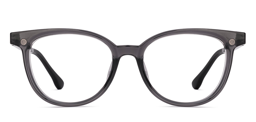 Black Round Full Rim Unisex Eyeglasses by Lenskart Air-222567