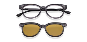 Black Round Full Rim Unisex Eyeglasses by Lenskart Air-222567