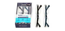 Load image into Gallery viewer, Transparent Rectangle Half Rim Unisex Eyeglasses by LENSKART BLU READERS-215725