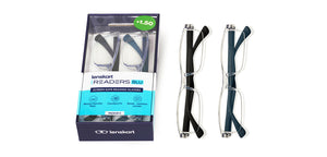 Transparent Rectangle Half Rim Unisex Eyeglasses by LENSKART BLU READERS-215724