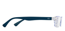 Load image into Gallery viewer, Transparent Rectangle Half Rim Unisex Eyeglasses by LENSKART BLU READERS-215722