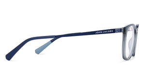 Transparent Round Full Rim Unisex Eyeglasses by John Jacobs-229391
