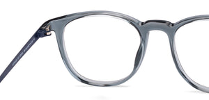 Transparent Round Full Rim Unisex Eyeglasses by John Jacobs-229391