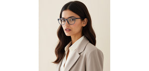 Transparent Round Full Rim Unisex Eyeglasses by John Jacobs-229391