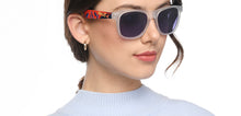 Load image into Gallery viewer, Transparent Wayfarer Full Rim Unisex Sunglasses by Vincent Chase Online-212611