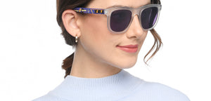 Transparent Wayfarer Full Rim Unisex Sunglasses by Vincent Chase Online-212613