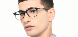 Grey Square Full Rim Unisex Eyeglasses by John Jacobs-215543