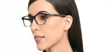 Load image into Gallery viewer, Grey Square Full Rim Unisex Eyeglasses by John Jacobs-215543