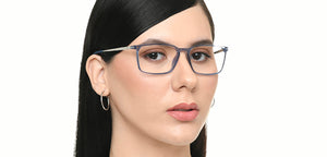 Transparent Rectangle Full Rim Unisex Eyeglasses by Lenskart Air-222133