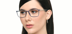Transparent Rectangle Full Rim Unisex Eyeglasses by Lenskart Air-222133