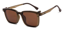 Load image into Gallery viewer, Transparent Brown Rectangle Full Rim Unisex Eyeglasses by Lenskart Air-222487