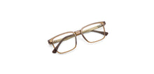 Load image into Gallery viewer, Transparent Brown Rectangle Full Rim Unisex Eyeglasses by Lenskart Air-222487
