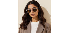 Load image into Gallery viewer, Transparent Square Full Rim Unisex Sunglasses by John Jacobs-220515