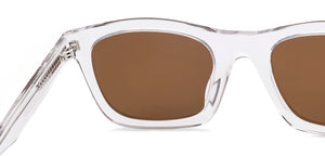 Transparent Square Full Rim Unisex Sunglasses by John Jacobs-220515