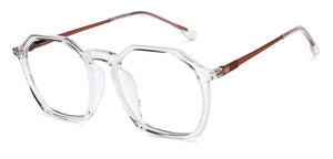 Transparent Geometric Full Rim Unisex Eyeglasses by Lenskart Air Online-201275