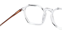 Load image into Gallery viewer, Transparent Geometric Full Rim Unisex Eyeglasses by Lenskart Air Online-201275