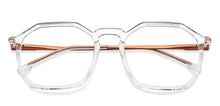Load image into Gallery viewer, Transparent Geometric Full Rim Unisex Eyeglasses by Lenskart Air Online-201275