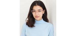 Transparent Cat Eye Full Rim Women Eyeglasses by Lenskart Air-231971