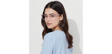 Load image into Gallery viewer, Transparent Cat Eye Full Rim Women Eyeglasses by Lenskart Air-231971