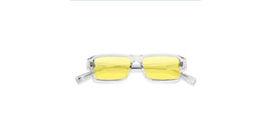 Transparent Rectangle Full Rim Unisex Eyeglasses by John Jacobs-225096
