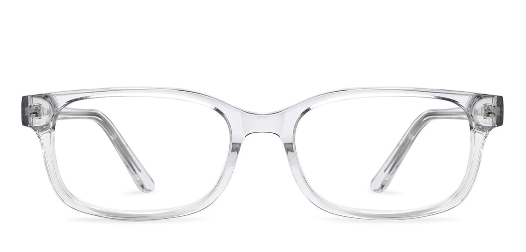 Transparent Rectangle Full Rim Unisex Eyeglasses by Vincent Chase-210801