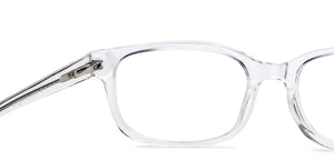 Transparent Rectangle Full Rim Unisex Eyeglasses by Vincent Chase-210801