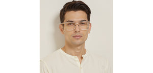 Transparent Square Full Rim Unisex Eyeglasses by John Jacobs-236872
