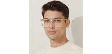Load image into Gallery viewer, Transparent Square Full Rim Unisex Eyeglasses by John Jacobs-236872