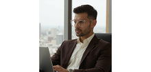 Load image into Gallery viewer, Transparent Square Full Rim Unisex Eyeglasses by John Jacobs-236872