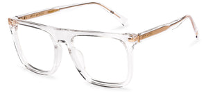 Transparent Square Full Rim Unisex Eyeglasses by John Jacobs-236872