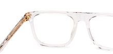 Load image into Gallery viewer, Transparent Square Full Rim Unisex Eyeglasses by John Jacobs-236872