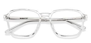 Transparent Square Full Rim Unisex Eyeglasses by Lenskart Air-210181