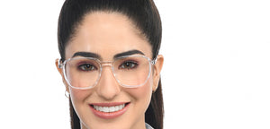 Transparent Square Full Rim Unisex Eyeglasses by Lenskart Air-210181