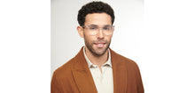 Load image into Gallery viewer, Transparent Square Full Rim Women Eyeglasses by Fossil-207568