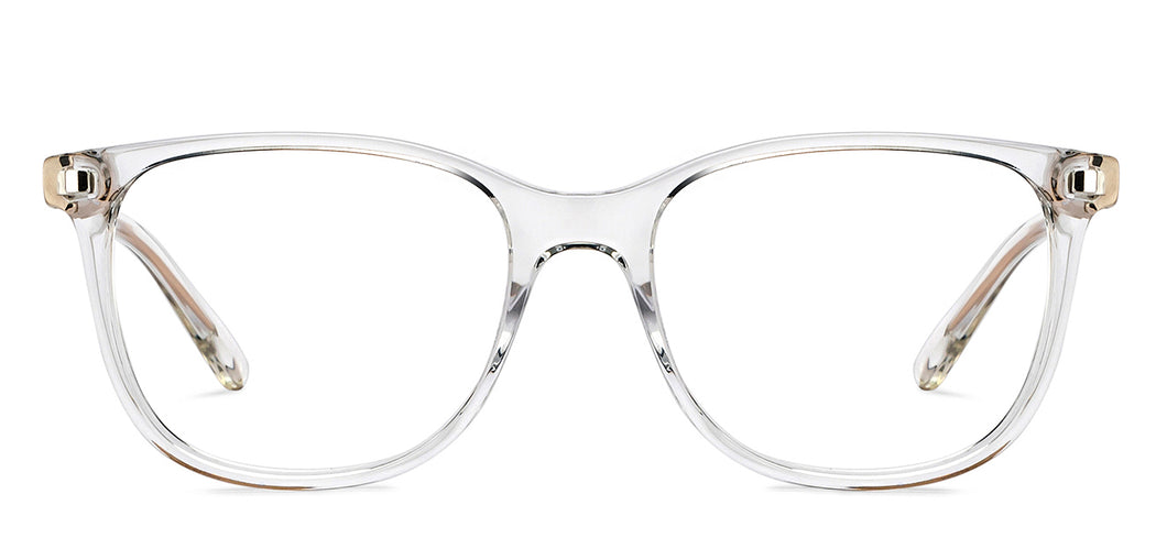 Transparent Square Full Rim Women Eyeglasses by Fossil-207568