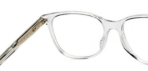 Transparent Square Full Rim Women Eyeglasses by Fossil-207568