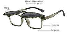 Load image into Gallery viewer, Transparent Green Rectangle Full Rim Unisex Eyeglasses by Lenskart Air-222521