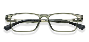 Transparent Green Rectangle Full Rim Unisex Eyeglasses by Lenskart Air-222521
