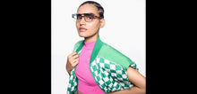 Load image into Gallery viewer, Transparent Green Rectangle Full Rim Unisex Eyeglasses by Lenskart Air-222521