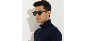Transparent Round Full Rim Unisex Sunglasses by John Jacobs-220525