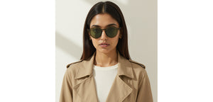 Transparent Round Full Rim Unisex Sunglasses by John Jacobs-220525
