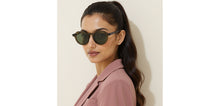 Load image into Gallery viewer, Transparent Round Full Rim Unisex Sunglasses by John Jacobs-220525