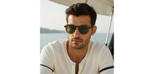 Load image into Gallery viewer, Transparent Round Full Rim Unisex Sunglasses by John Jacobs-220525